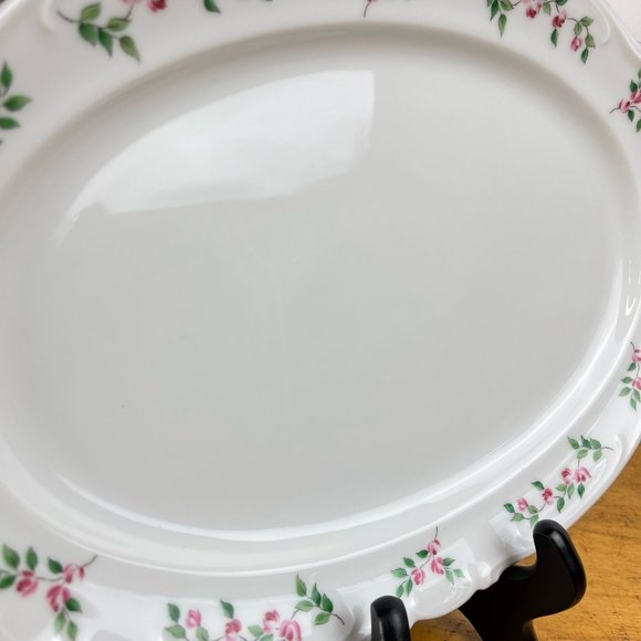 Crown Bavaria Juliette Oval Serving Platter 13" Floral Made in Germany - Picture 5 of 8